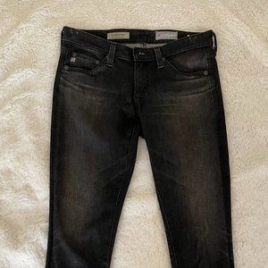 AG The Legging Ankle (super skinny ankle) Washed Black